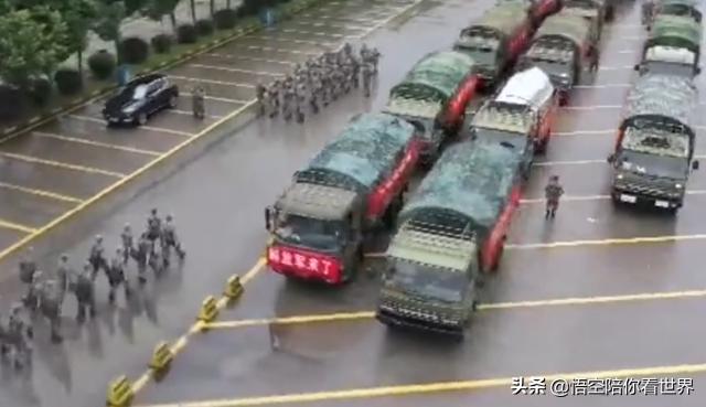 解放军驰援江西九江,陆军舟桥旅驰援九江