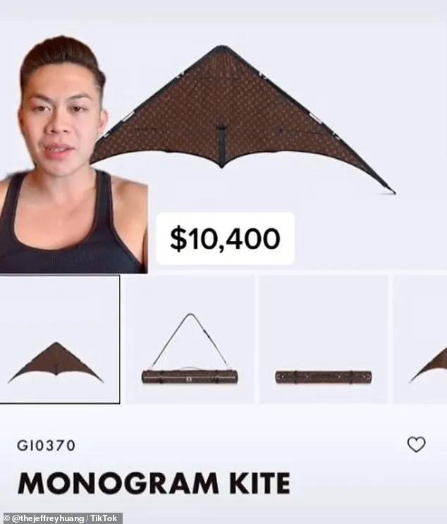 lv推出10000美元天价风筝,lv推出了一款售价10400美元的风筝