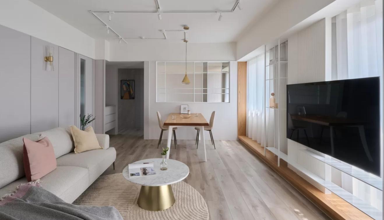 无主灯客厅无磁吸灯灯光布局,无主灯和磁吸轨道灯搭配