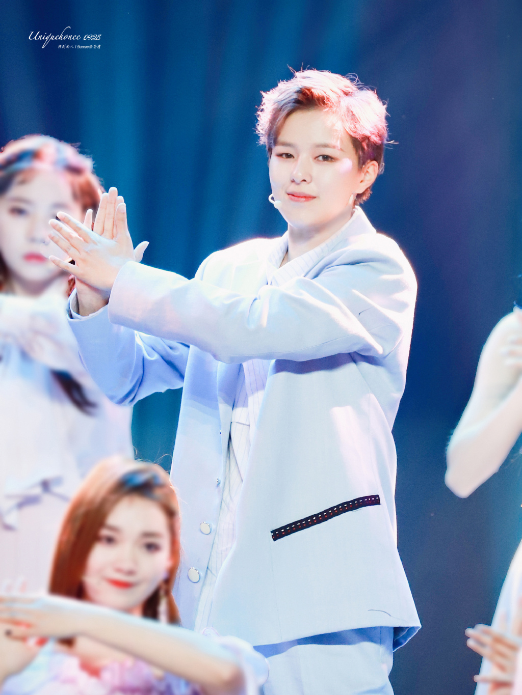 sunnee绑头发超帅,sunnee发型