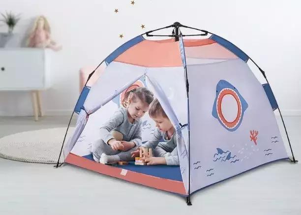 儿童户外小帐篷折叠,怎么收起儿童帐篷