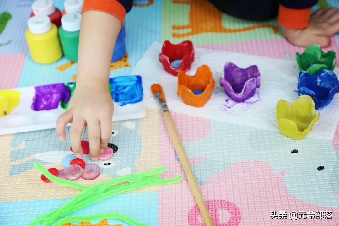 儿童创意花卉手工,儿童手工制作大全创意开花