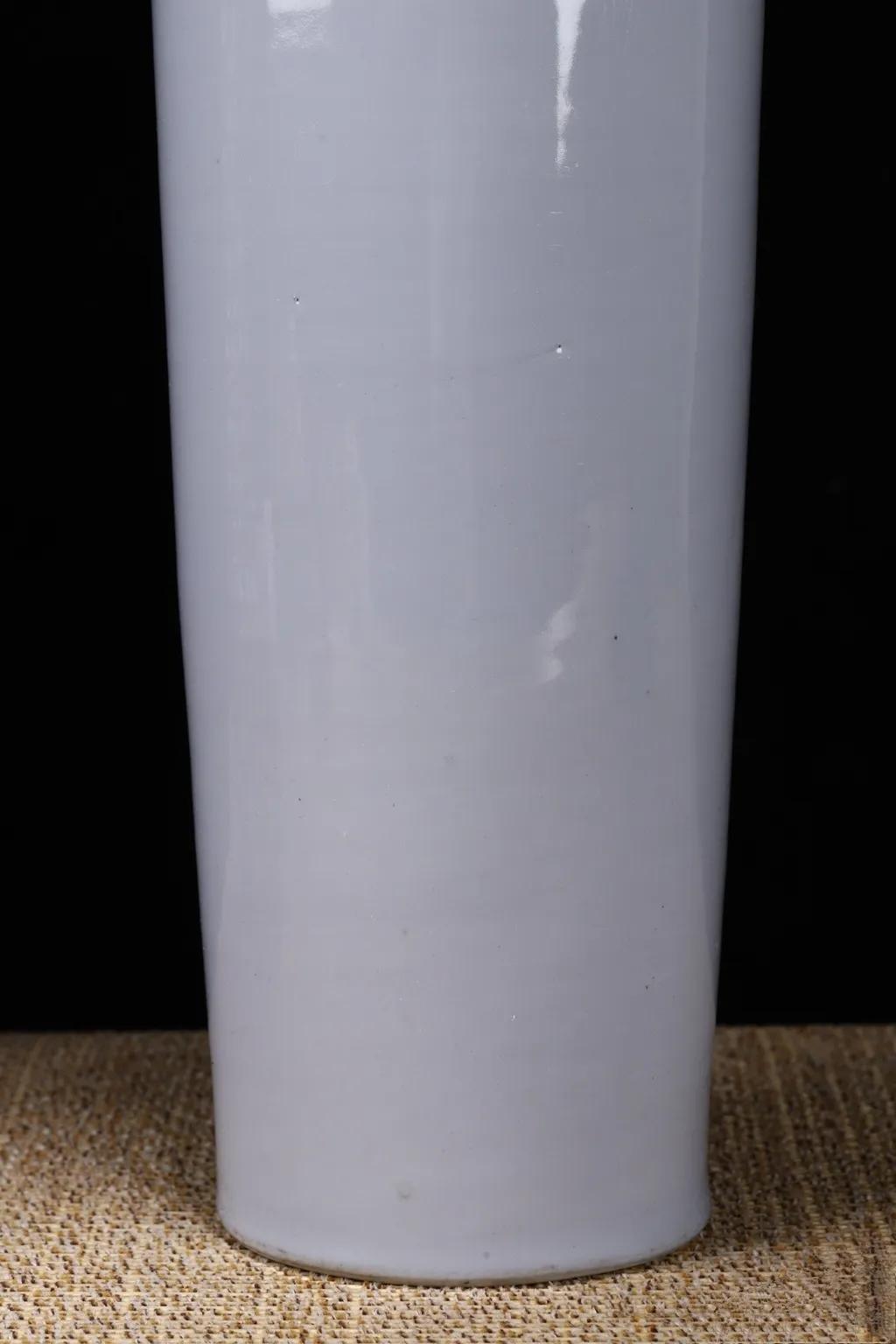 象腿瓶和筒瓶区别,象腿瓶单色釉