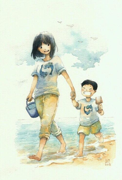 扛着苦难，你撑起我童年的那片晴天，却没有血缘关系……