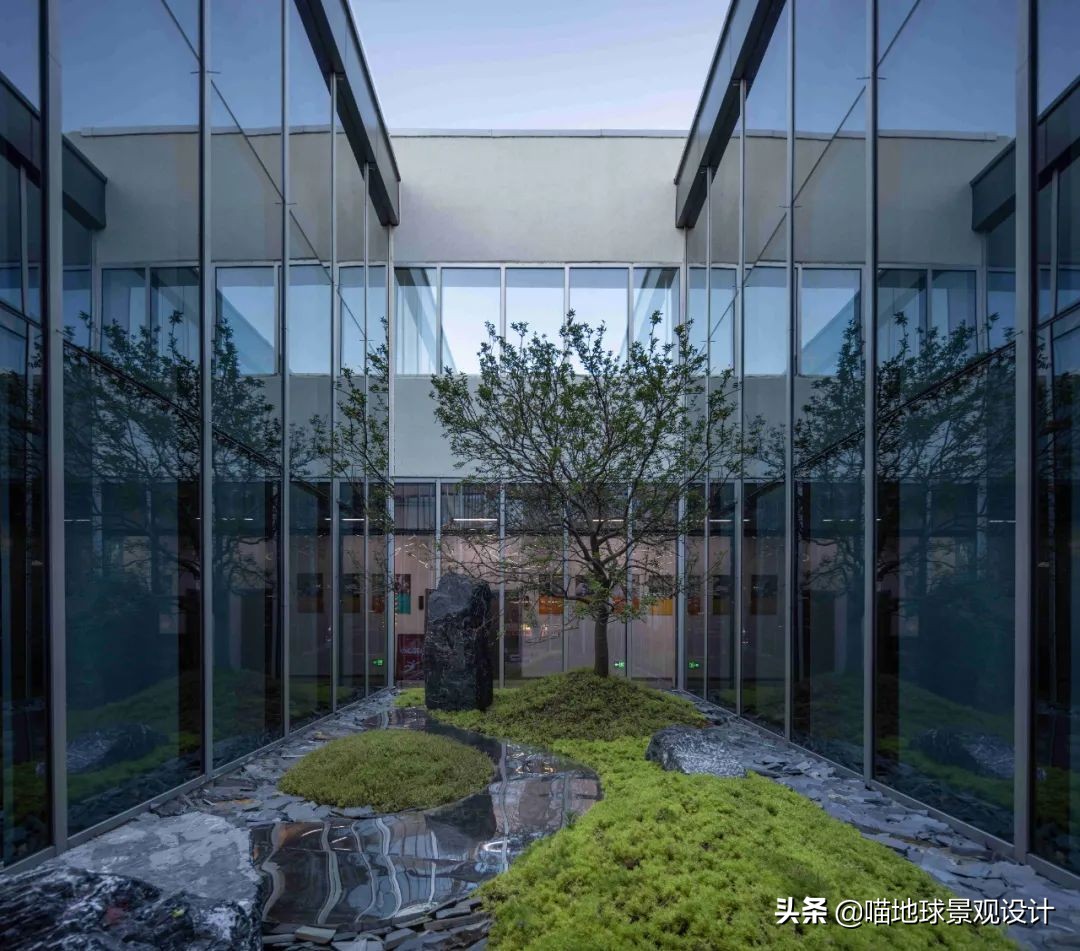 枯山水景观庭院,枯山水禅意小景观中式庭院