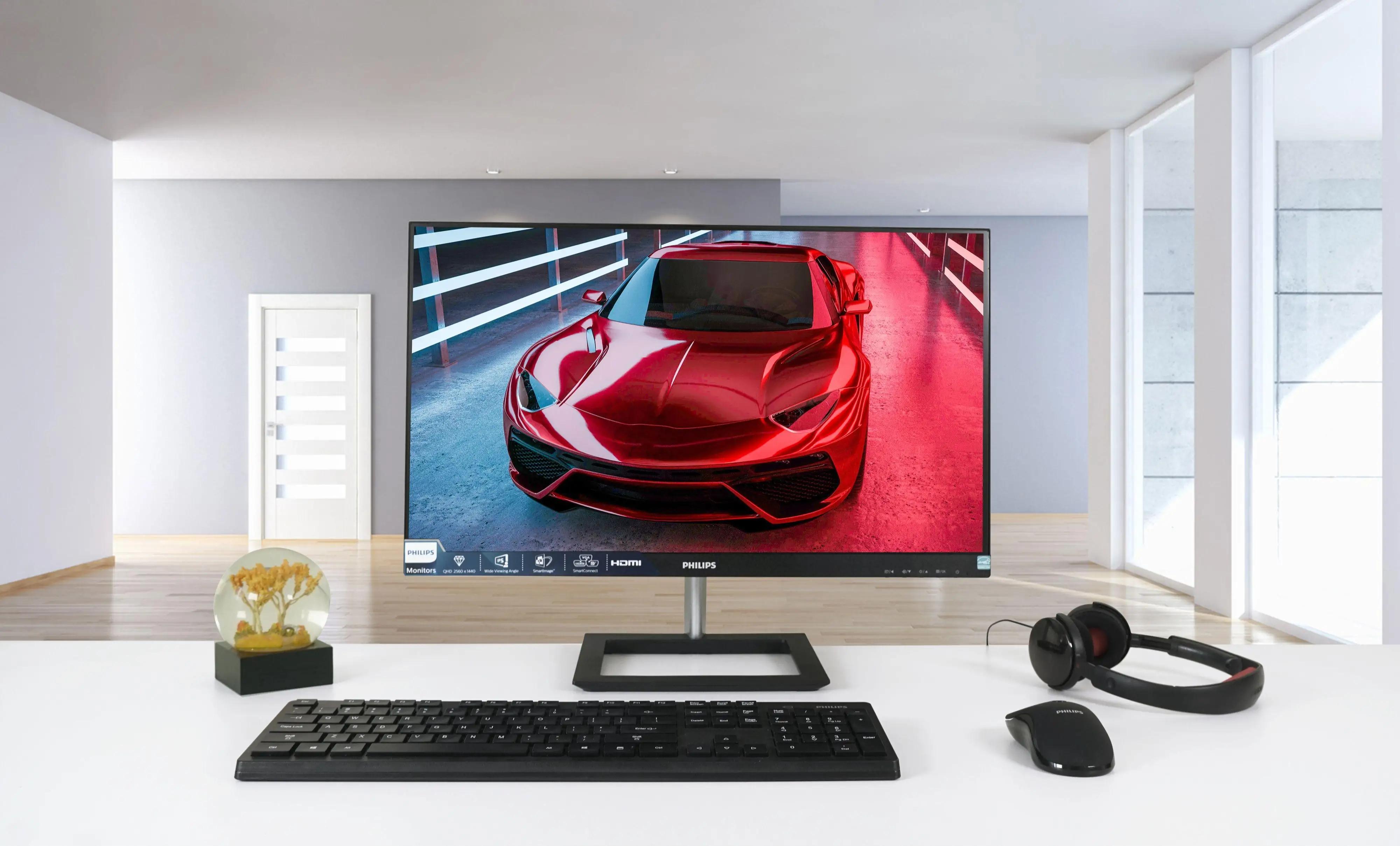 显示器评测飞利浦显示器275m8,飞利浦电脑显示屏测评