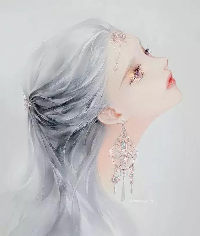 浓重的日式古风插画可爱又迷人,超有故事感的古风中国风插画