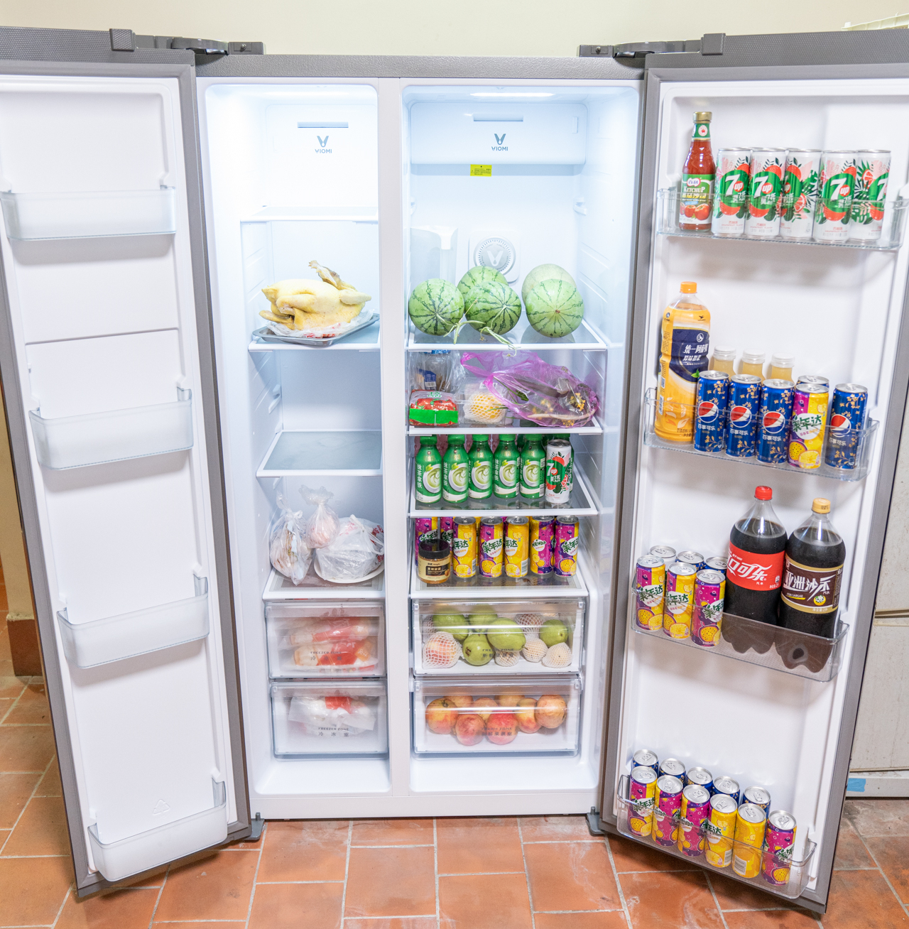 云米一级能效双变频冰箱,云米对开门冰箱598评测