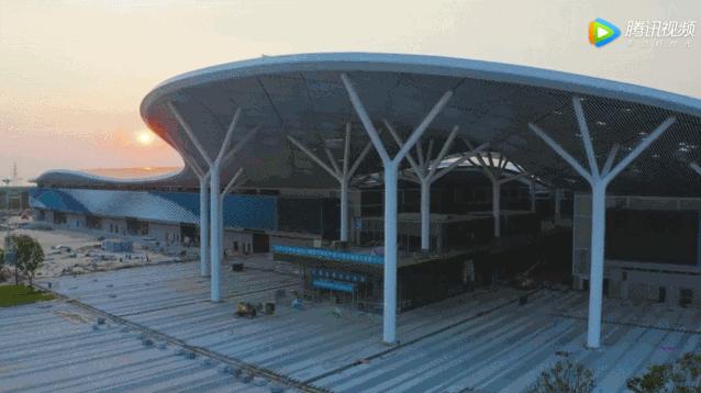 深圳国际会展中心建筑布局图,深圳国际会展中心建造过程