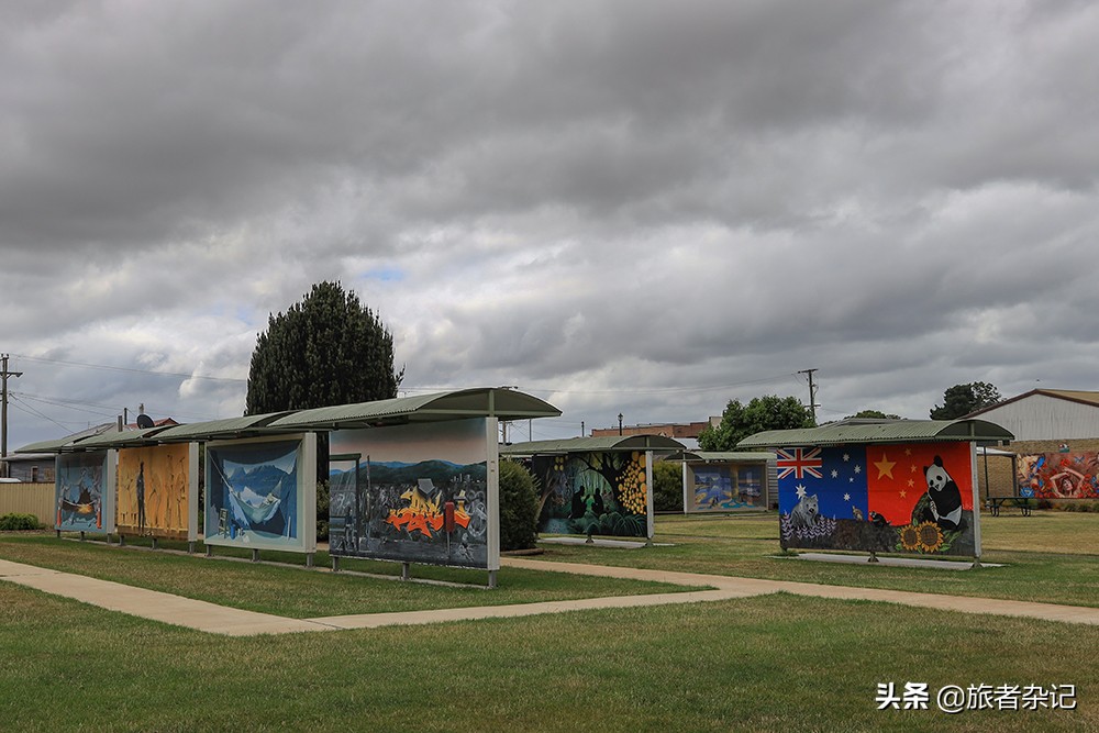 谢菲尔德壁画小镇图片,塔斯马尼亚壁画小镇谢菲尔德小镇