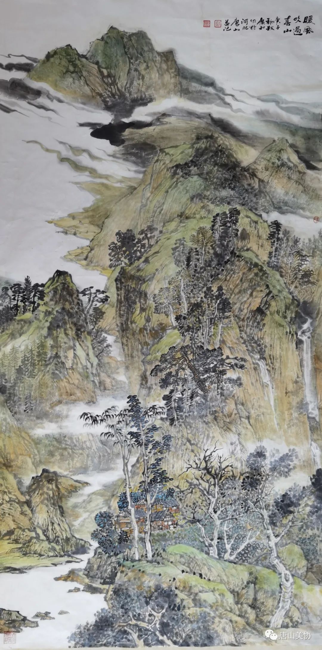 大美唐山展,展现唐山新时代绘画作品