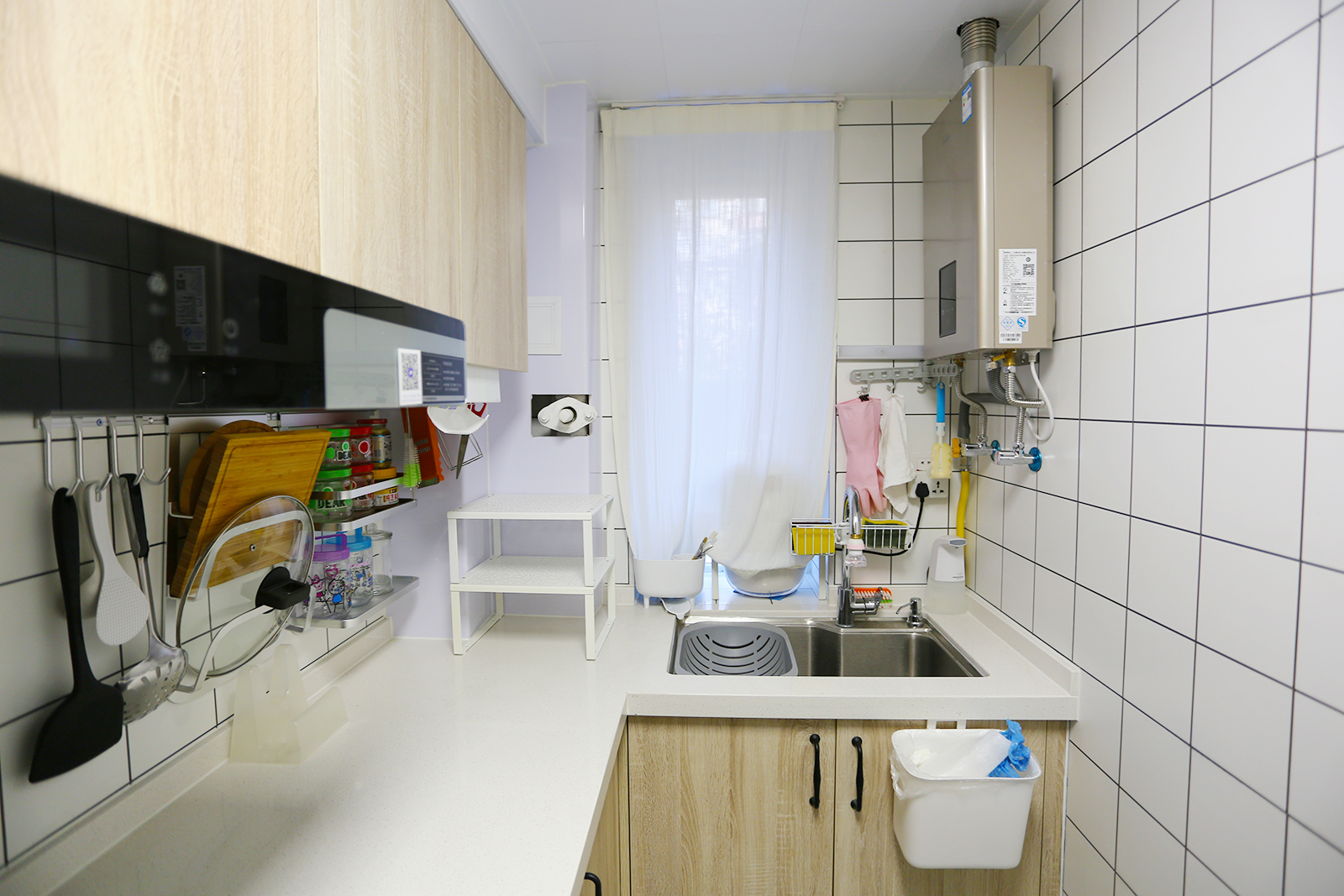 88平双阳台现代简约风格,一室一厅大阳台小户型装修老房子