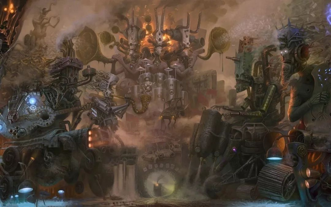 蒸汽朋克风创意美术,蒸汽朋克幻想风格