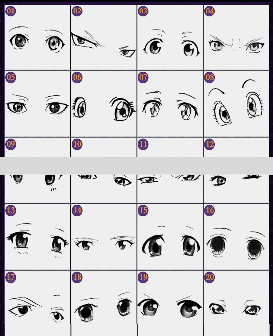 不会画眼睛怎么才能做出眼睛笔刷,绘画必备勾线笔刷