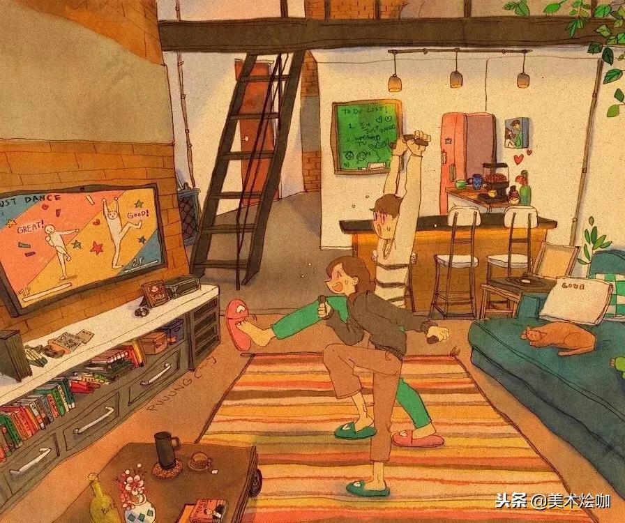 少女心爆棚的唯美插画,软萌插画清新少女心