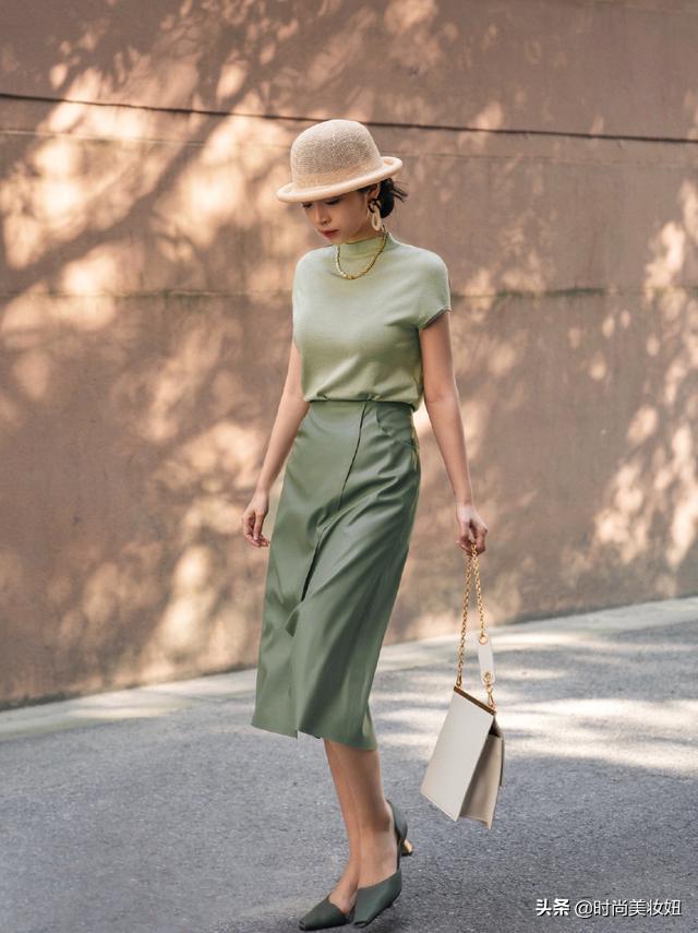 马卡龙绿色小香风怎么搭配才好看,马卡龙淡绿色搭配什么颜色高级呢