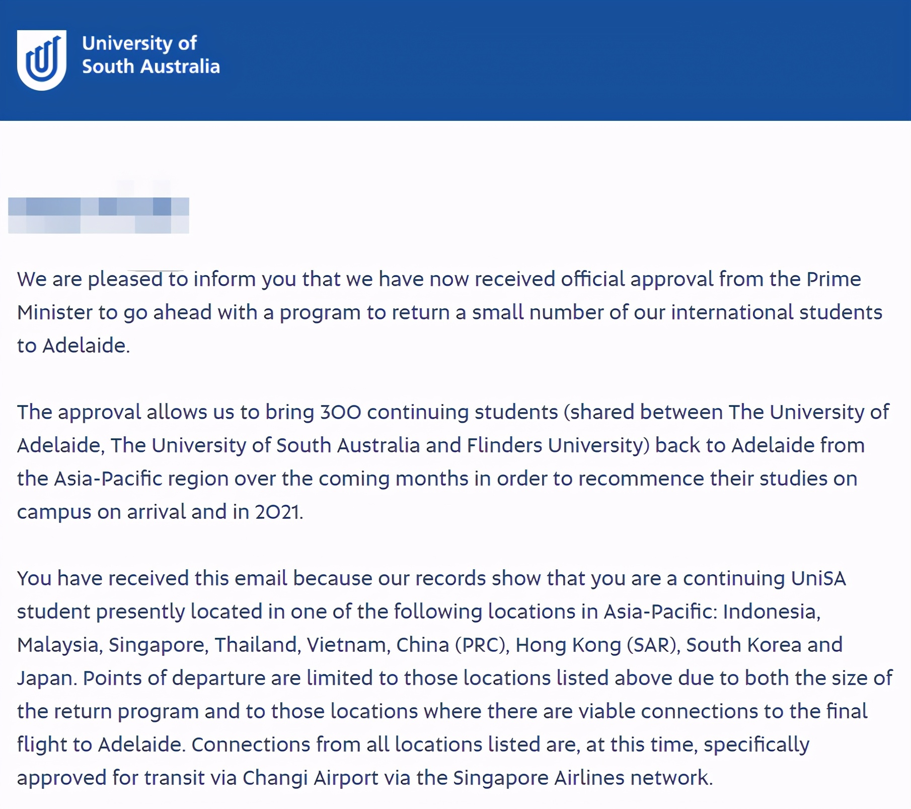 中国国际学生返澳,中国学生返澳邀请