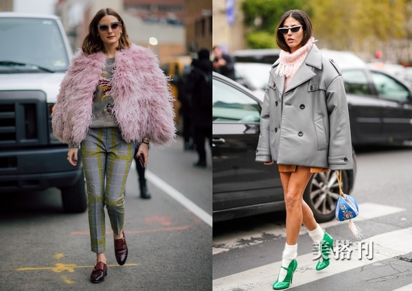 粉色高级感穿搭50岁,灰色简约又高级穿搭