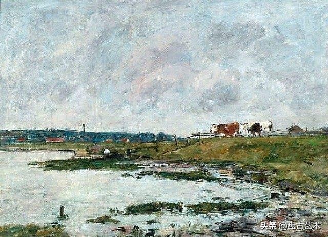 绘画大师创作的精美抽象油画,盘古文化艺术油画欣赏