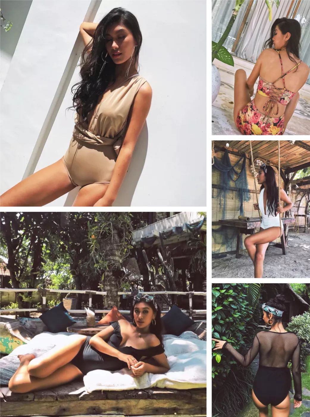 海上旅游必备泳衣有哪些,高颜值海岛度假泳衣无边泳池