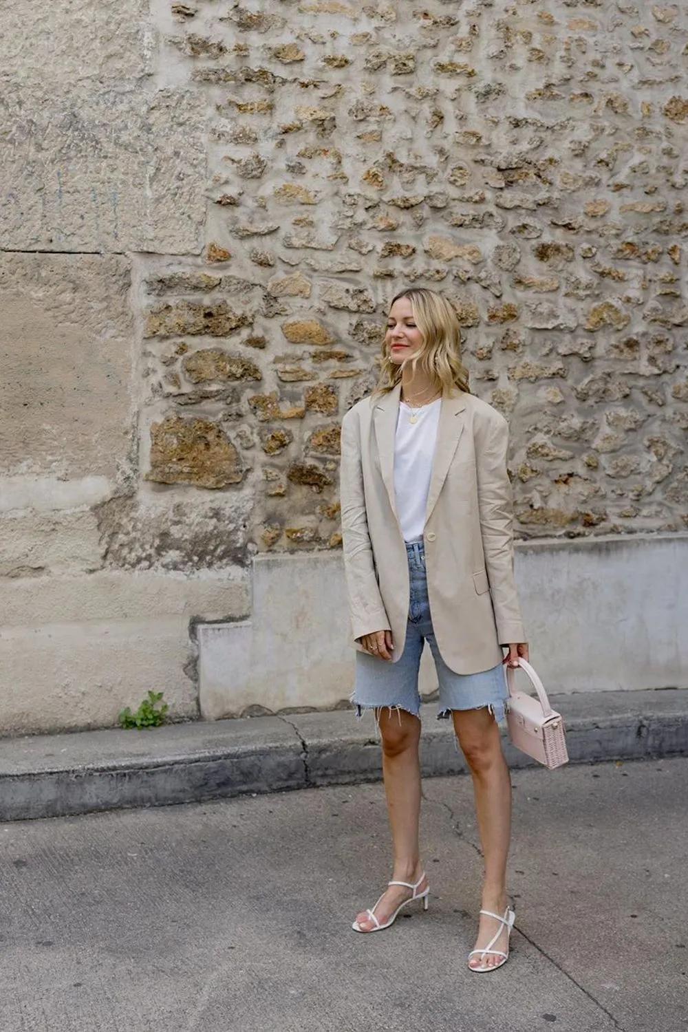 夏季休闲宽松短袖t恤每日穿搭,上短下长不露腿t恤穿搭夏季