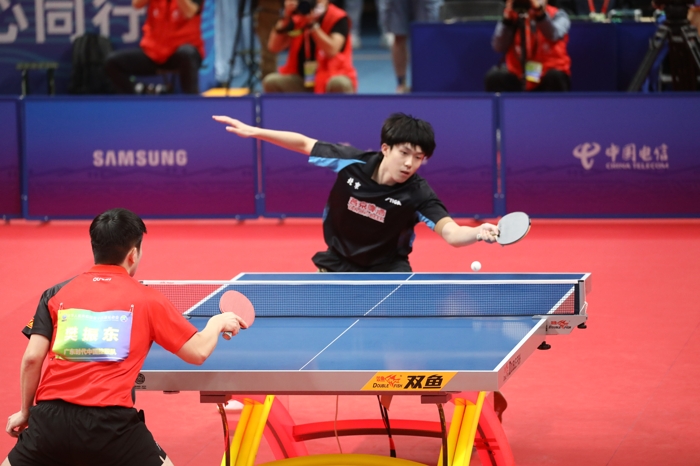 全运会乒乓球男团冠亚军,全运会乒乓球男团四强