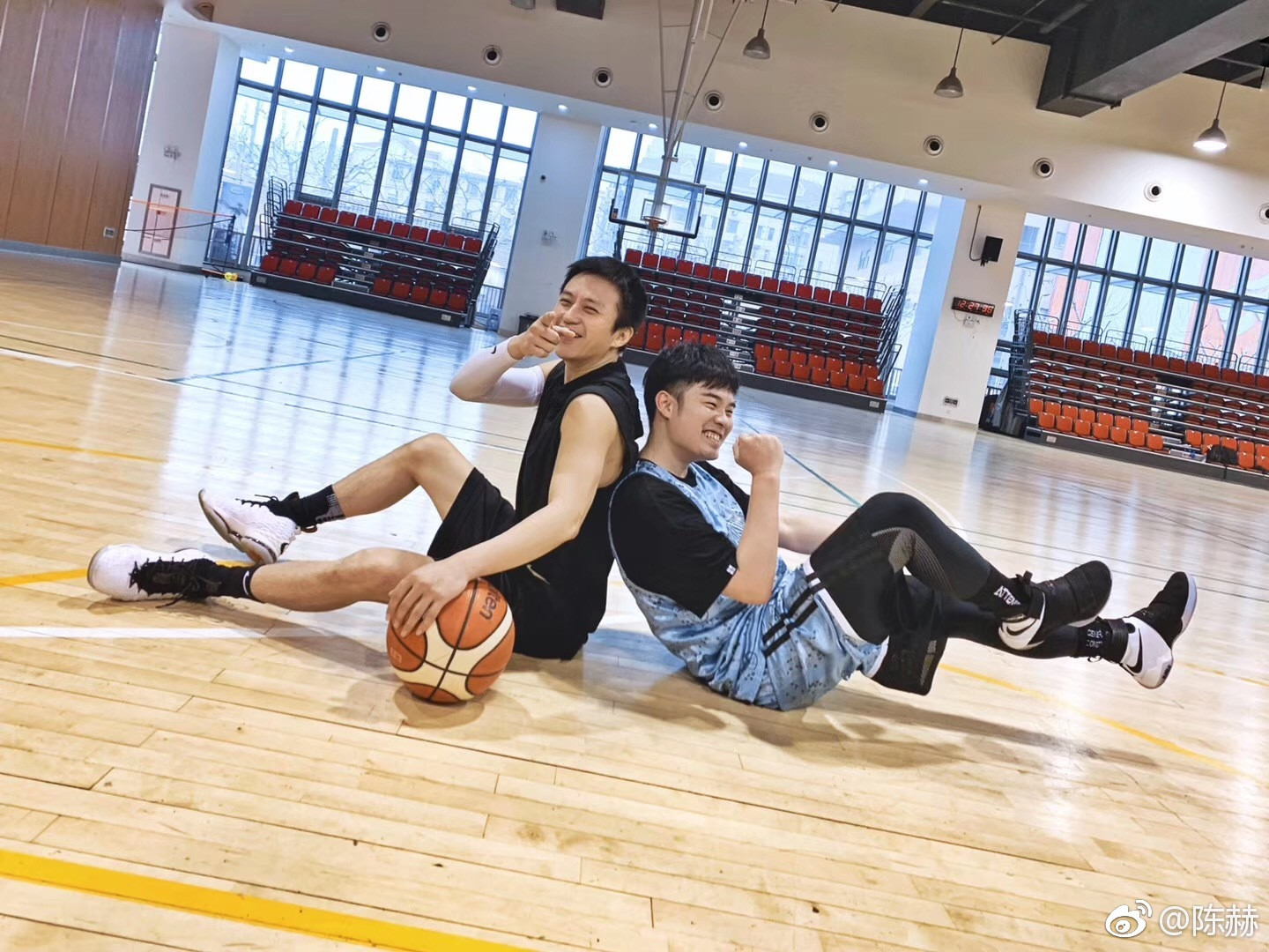 邓超陈赫鹿晗合照,邓超陈赫合照