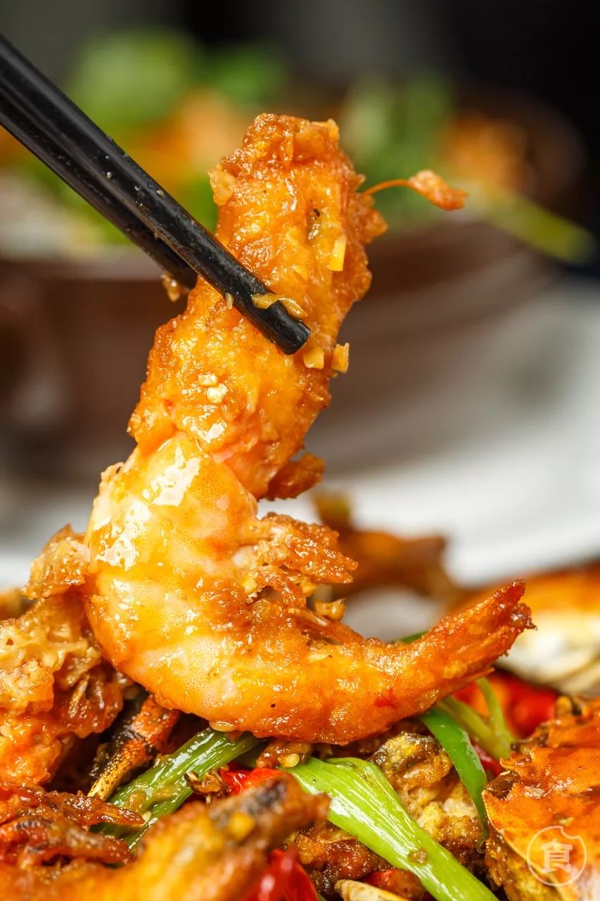 重庆江北海鲜大杂烩香辣海鲜锅,超好吃的海鲜大杂烩