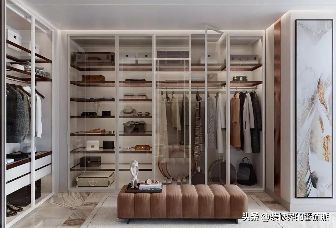 开放式衣帽间防潮怎么做,开放式衣帽间防尘帘防灰效果