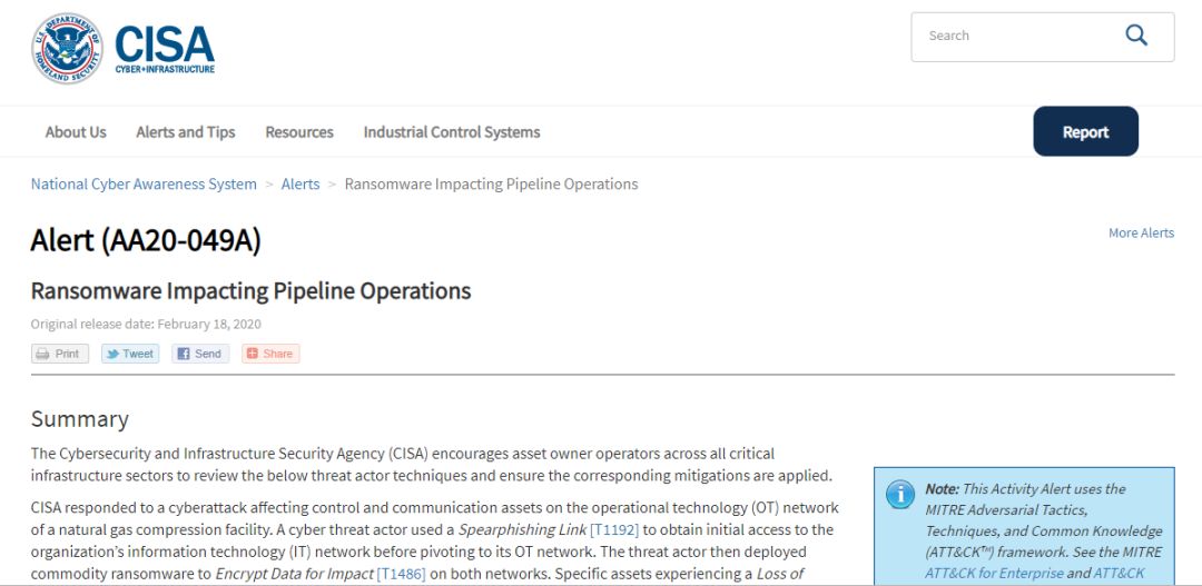 美天然气运营商遭网络攻击，反思关键基础设施为何成安全洼地？