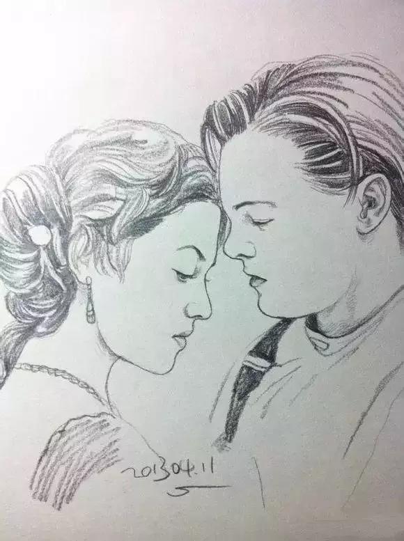 人物速写肖像画,速写是看一眼就能画出来的吗