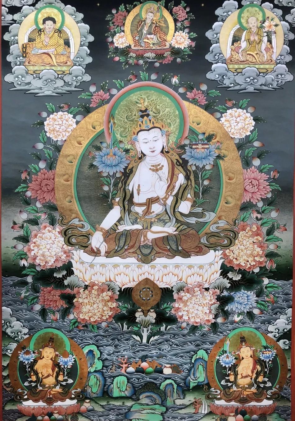 尼泊尔手绘唐卡和西藏唐卡区别,尼泊尔唐卡和藏区唐卡的价格