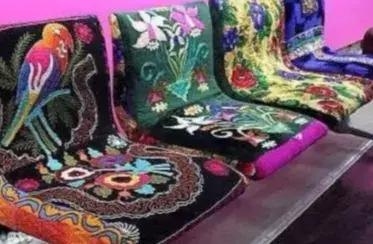 手工拼布衣柜,拼布家具