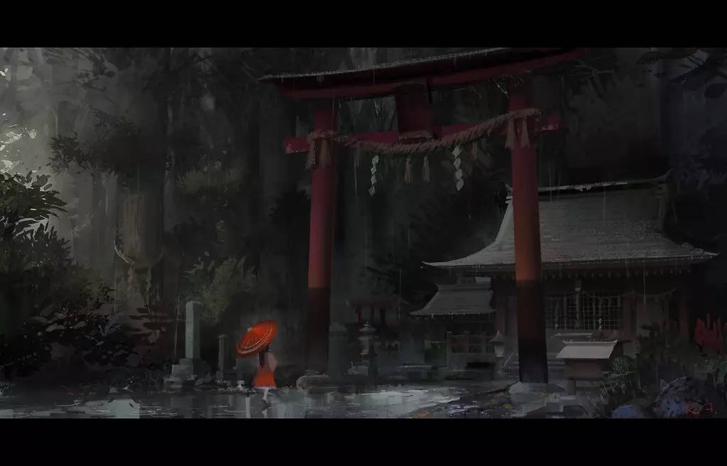 一组非常有意境的动画场景