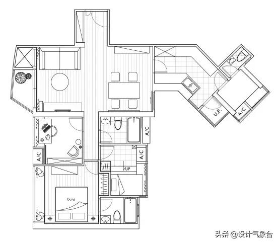 经济实用十款简约户型图集欣赏,经典户型装修附户型图