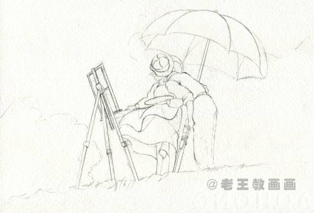 起风了唯有努力生存日语,简单的宫崎骏漫画图