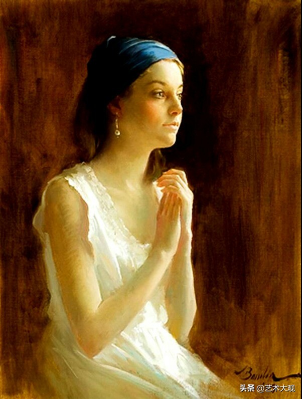 法国画家约瑟夫卡罗油画作品欣赏,艺术家josefkote油画作品欣赏