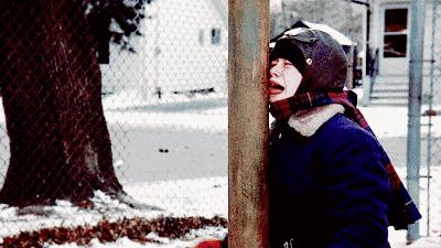 北方冬天的运动,北方冬天舔栏杆