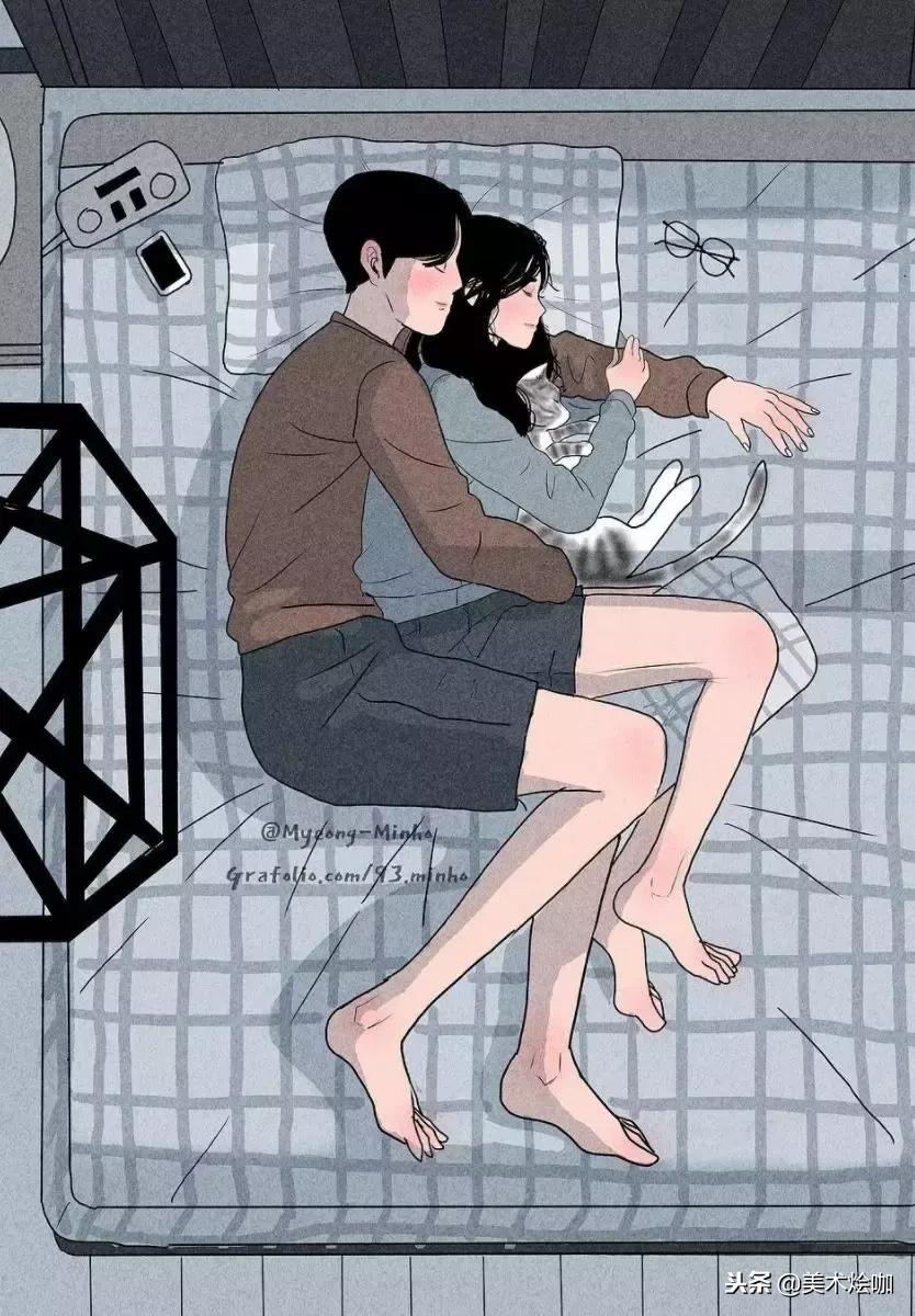 少女心爆棚的唯美插画,软萌插画清新少女心