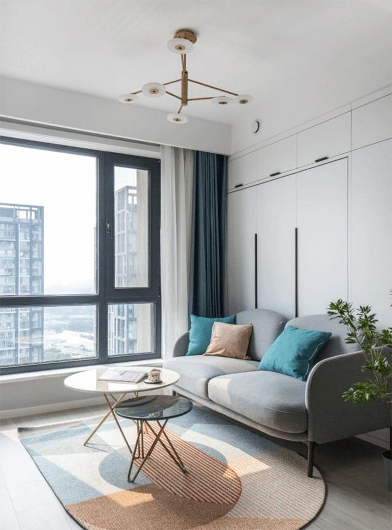 折叠式餐桌效果图小户型,小户型开放式厨房折叠隐藏餐桌