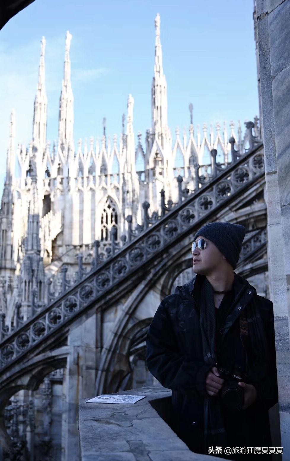 米兰大教堂拿破仑雕像,米兰建造600年的大教堂