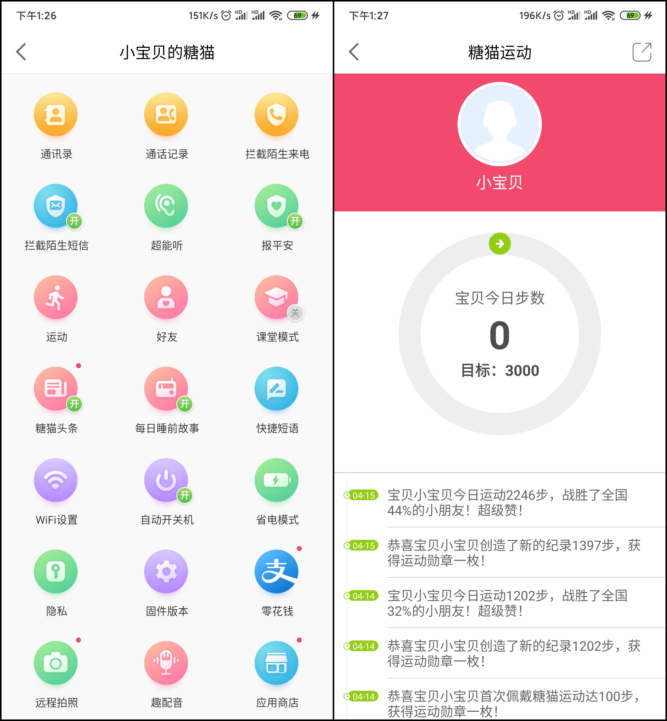 糖猫电话手表k1测评,双摄像头安卓手表