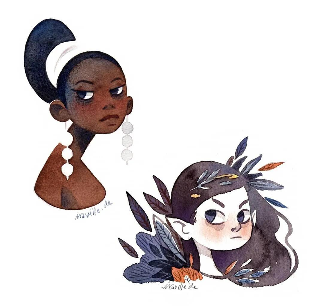 德国著名插画艺术作品,芬兰插画师sannamander作品欣赏