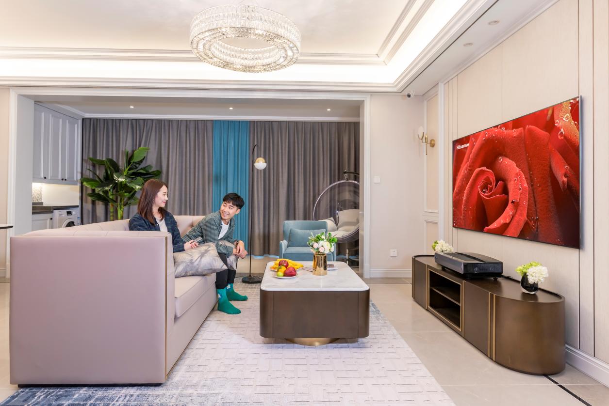 海信激光电视2018年销量,护眼100寸激光电视海信