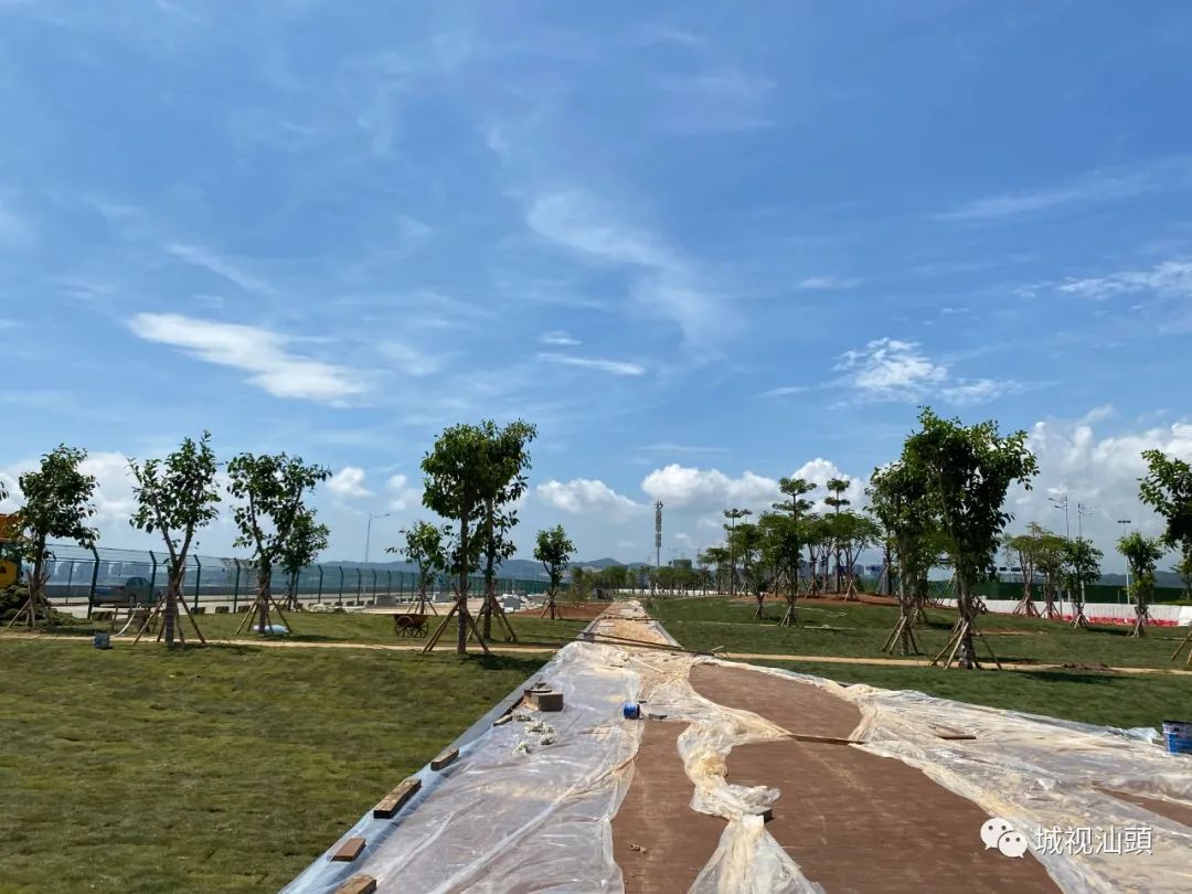 汕头东海岸新溪侨韵公园规划详图,新建的汕头东海岸公园