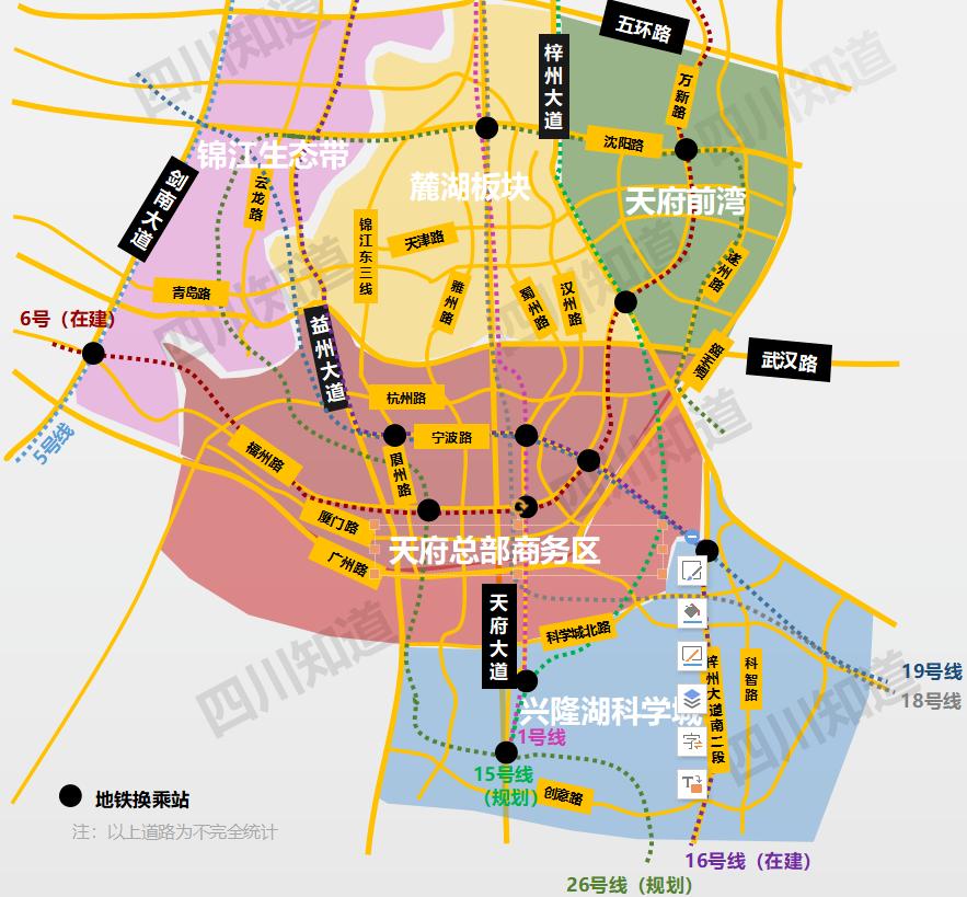 我们在探寻宝藏,麓湖生态城和锦江生态带