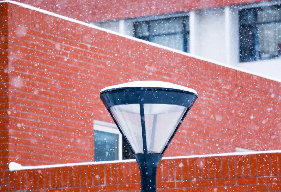 内工大初雪,大工山雪景