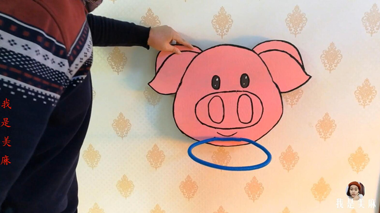 自制宝宝篮球架的制作过程,儿童纸板篮球架手工制作方法