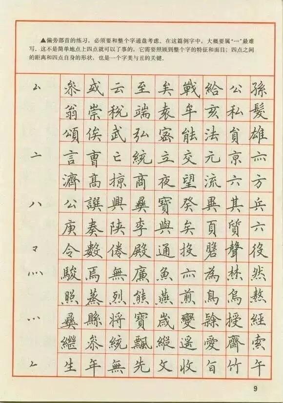 钢笔字楷书入门最佳字帖,田英章5000常用字钢笔楷书字帖