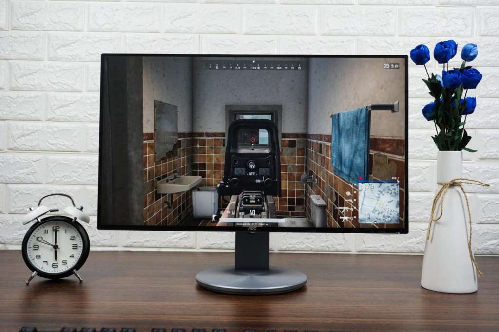 *击狙**U2417H，133%广色域四面微边入门专显AOCi2490PXZ评测报告